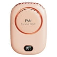 thumbnail image 1 of LACKUST 3-Speed USB Rechargeable Mini Fan for Travel,Portable Air Conditioners Fan,Air Conditioners for Room Kitchen Office Bedroom,Pink, 1 of 8
