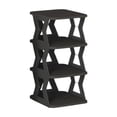 thumbnail image 1 of LACKUST 4 Tier Plastic Shoe Rack - Black Narrow Shoe Storage Organizer for Entryway Closet Bedroom, Easy to Assemble Space Saving Ventilated Shoe Shelf, 1 of 6