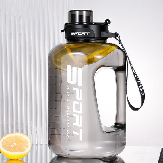 LACKUST 57oz Large Sports Water Bottle with Straw, BPA-Free Leakproof Hydration Jug for Gym, Hiking and Outdoor