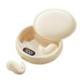 thumbnail image 1 of LACKUST ANC True Wireless Earbuds, Bluetooth 5.3, 96% Noise Canceling, Digital Display, 15-Hour Playtime, Hi-Fi Sound, Ergonomic Fit, Beige, 1 of 8