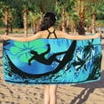 thumbnail image 1 of LACKUST Active Print Beach Towel - Quick-Dry Super Absorbent for Gym & Swimming, 150x70cm, 1 of 3