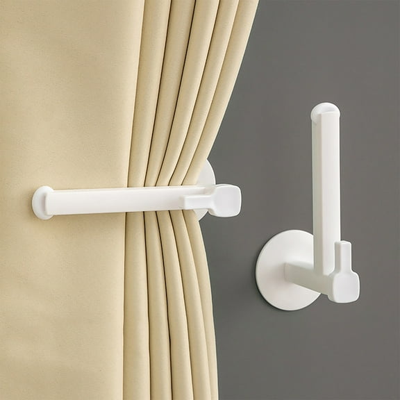 LACKUST Adjustable Shower Caddy, No Drill Over Shower Rod Storage, Rotating Plastic Bathroom Caddy - White, Space Saving Bath Organizer