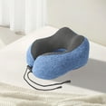 thumbnail image 1 of LACKUST Adjustable U-Shaped Travel Pillow - Ideal for Planes, Cars, and Napping,Blue, 1 of 6