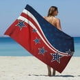thumbnail image 1 of LACKUST American Flag Beach Towel - Quick-Dry Sand-Proof for Travel & Outdoor, 75x150cm, 1 of 6