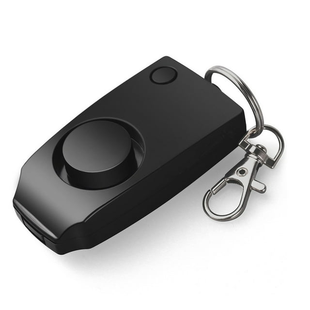 LACKUST Anti-Rape Alarm Keychain,Clearance Keychains Rings for Keys for Men Women for Car,Personal Security Device,Black