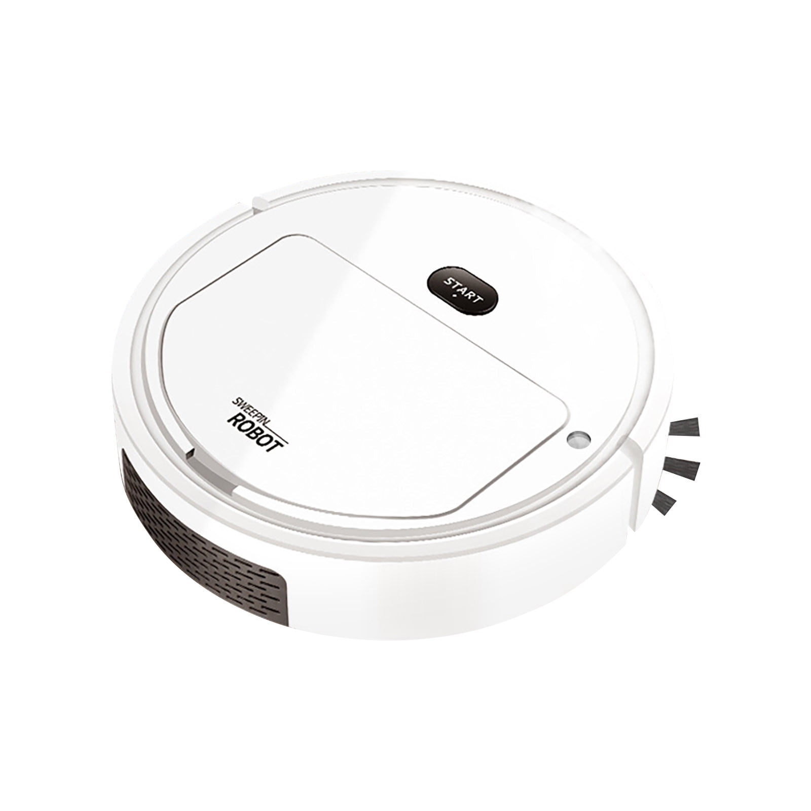LACKUST Aspiradora Robot,Household Intelligent Suction,Sweeping And Dragging Integrated Lazy Sweeping Robot Mobile Spray Humidifier Vacuum Cleaner,White