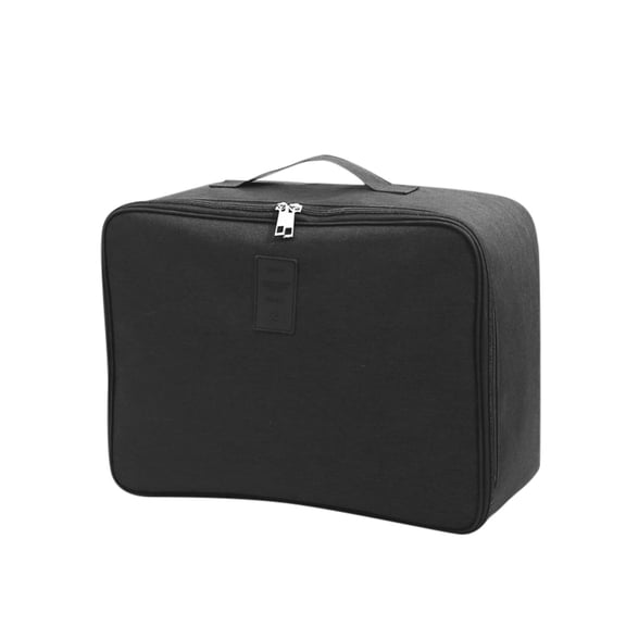 LACKUST Attachable Trolley Case Luggage Large Capacity Travel Storage Bag Cloth,Black