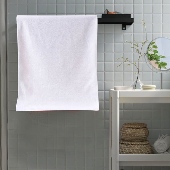 LACKUST Bath Towels Kids,1PC Shower Towel - Super Absorbent and Comfortably Soft,White