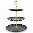 thumbnail image 1 of LACKUST Bird Feeders Outdoor Clearance,2024 New Border Tier Outdoor Bird Feeder and Bird Baths,Black, 1 of 1
