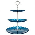 thumbnail image 1 of LACKUST Bird Feeders Outdoor Clearance,2024 New Border Tier Outdoor Bird Feeder and Bird Baths,Blue, 1 of 1
