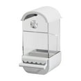 thumbnail image 1 of LACKUST Bird Feeders Outdoor Clearance,Automatic Bird Feeding Bowl and Scattering Device for Parrots and Birds,White, 1 of 2