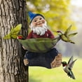thumbnail image 1 of LACKUST Bird Feeders Outdoor Clearance,Garden Gnome Hanging Tree Bird Feeder with Resin Crafts,As Show, 1 of 8