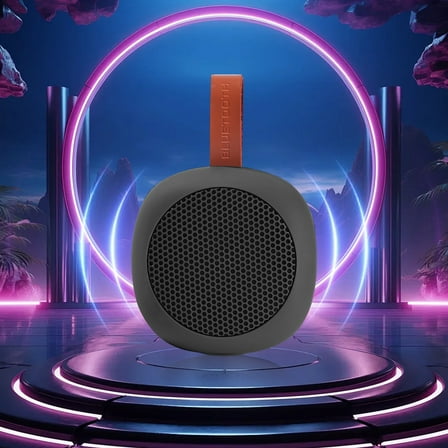 LACKUST Bluetooth 5.3 Portable Wireless Mini Speaker Outdoor Bathroom Waterproofs Desktop Subwoofer With Plug-in Bluetooth Speaker,Black