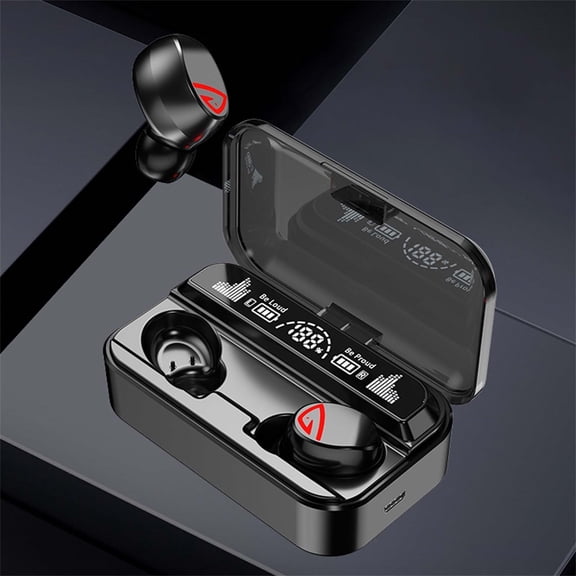 LACKUST Bluetooth Gaming Earphones with Microphone,Clearance Noise Cancelling Bluetooth Headphones for Kids,Mobile Wireless,Gamer Power Bank,Black