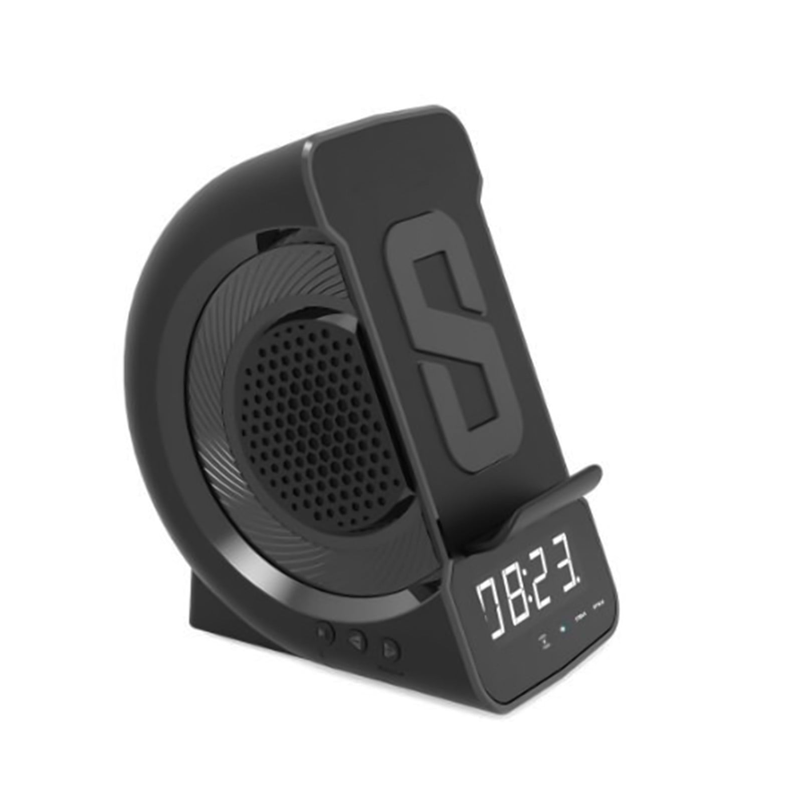 LACKUST Bluetooth Speaker Wireless Portable Speaker With Stereo Sound R-ich Built-in Mic FM Radio Speaker,Black