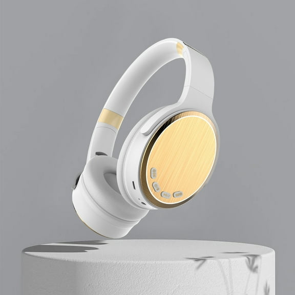 LACKUST Bluetooth Stereo Headset,Clearance Noise Cancelling Bluetooth Headphones for Kids,Card,Wired/Bluetooth,Foldable,Sports Music,White