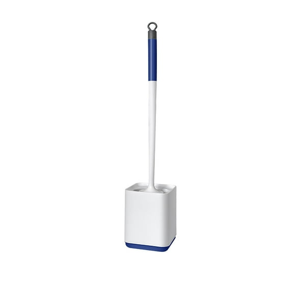 LACKUST Brush and Caddy Holder Clearance,Wall Hanging Toilet Brush and Holder Set,Home Plastic Cleaning Brush,Blue