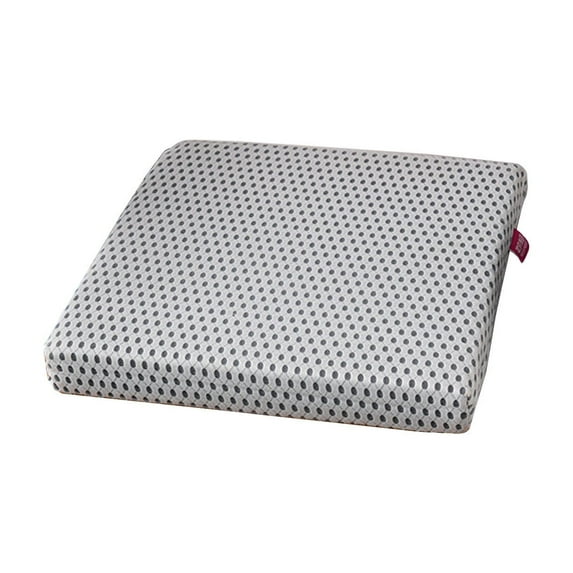 LACKUST Chair Seat Cushion,Linen Office Desk Chair Cushion,Floor Cushions for Kids,Silver