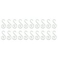 thumbnail image 1 of LACKUST Christmas Ornament Hooks Clearance,20 PCS Ornament Hooks - Hook Decorating Metal Wire Hangers for Deco,Silver, 1 of 2