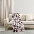 thumbnail image 1 of LACKUST Christmas Printed Blanket Throw Clearance ,Sofa Christmas Blanket,39.4x27.6in Holiday Decor Blankets for Sofa Bed Picnic and Outdoor Festive Fun,Gray, 1 of 6