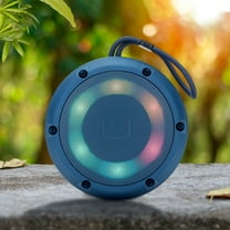 LACKUST Colorful Light Bluetooth Speaker Luminous Outdoor Mountaineering Speaker Portable Pendant Speaker High-power Long Standby Wireless Bluetooth Speaker,Blue