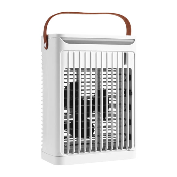 LACKUST 2024 New Desktop Humidifier Fan - Spray Conditioning with Night Light,Portable Air Conditioners Fan,Small Portable Room Air Conditioner Coolers for Room Living Room,While