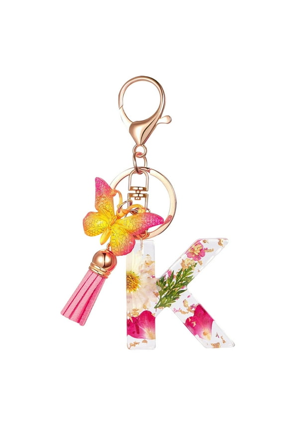 Customizable Initial Letter Keychains,Clearance Keychains Rings for Keys for Men Women for Car,Personalized Gifts,K