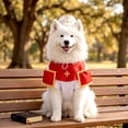 thumbnail image 1 of LACKUST Dog Pope Costume with Hat for Small Medium Dogs & Cats, Funny Holy Hound Pet Halloween Cosplay Outfit, Photo Prop Costume, 1 of 6