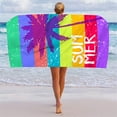 thumbnail image 1 of LACKUST Double Loop Beach Towel - Quick-Dry Sand-Proof Terry Cloth for Travel & Camping, Long Size, 1 of 7
