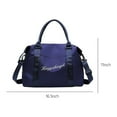 thumbnail image 1 of LACKUST Duffel Bag, Sports Tote, Gym Bag, Weekender, Overnight, For Women, Travel, Fitness, Shopping,Blue, 1 of 6