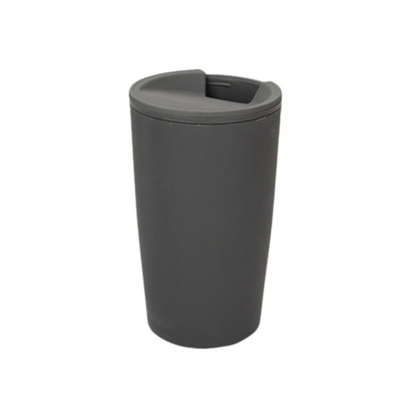 LACKUST Eco-Friendly Wheat Straw Coffee Mug with Leakproof Lid, BPA-Free Biodegradable Travel Cup for Hot/Cold Drinks