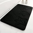 thumbnail image 1 of LACKUST Efficient Water-Absorbent Bathroom Rugs Door Mat - Quick-Dry Non-Slip Bath Mats and Rug for Bathroom and Toilet Entrances,23.6x15.7in,Black, 1 of 6