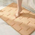 thumbnail image 1 of LACKUST Efficient Water-Absorbent Bathroom Rugs Door Mat - Quick-Dry Non-Slip Bath Mats and Rug for Bathroom and Toilet Entrances,23.6x15.7in,Yellow, 1 of 6