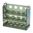 thumbnail image 1 of LACKUST Egg Holder for Refrigerator, 30 Capacity Egg Storage Container with Flip Lid, Stackable Egg Keeper w/Handles, BPA Free Clear Green Plastic, 1 of 9