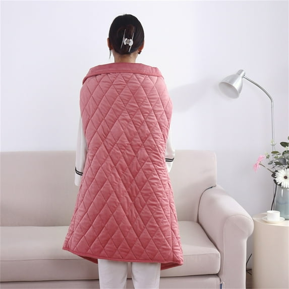 LACKUST Electric Heated Throw BlanketClearance,55x39in Zipper Machine Washable Portable Heated Blanket for Outdoors with 1.2m Extension Line Hot Pink Heated Blanket,5V