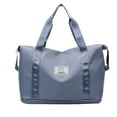 thumbnail image 1 of LACKUST Expandable Gym & Duffle Bags, Sports, Weekend Travel, Lightweight, Overnight, For Men & Women,Blue, 1 of 8