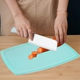 thumbnail image 1 of LACKUST Extra Large Plastic Cutting Board,Cutting Boards for Kitchen Clearance,Dishwasher Safe,Meat with Juice Grooves,Easy Grip Handle,Blue, 1 of 6
