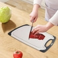 thumbnail image 1 of LACKUST Extra Large Plastic Cutting Board,Cutting Boards for Kitchen Clearance,Dishwasher Safe,Meat with Juice Grooves,Non-Slip,Beige, 1 of 7