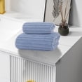 thumbnail image 1 of LACKUST Face Towels and Washcloths,Thickened & Enlarged Coral Fleece Towel Set - Soft,Absorbent, and Skin-Friendly for Bath and Face Wiping,Blue, 1 of 7