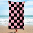 thumbnail image 1 of LACKUST Fashion Pattern Microfiber Beach Towel - Oversized 90x180cm, Quick-Dry, Sand-Proof, Lightweight for Beach, Pool, Travel, Gym, Family Use, 1 of 3