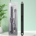 thumbnail image 1 of LACKUST Fireless Blaze Lighter Electric,Windproof Plasma Candle Lighter - Flameless with USB Recharge,Black, 1 of 4