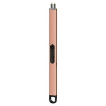 LACKUST Fireless Blaze Lighter Electric,Windproof Plasma Candle Lighter - Flameless with USB Recharge,Rose Gold