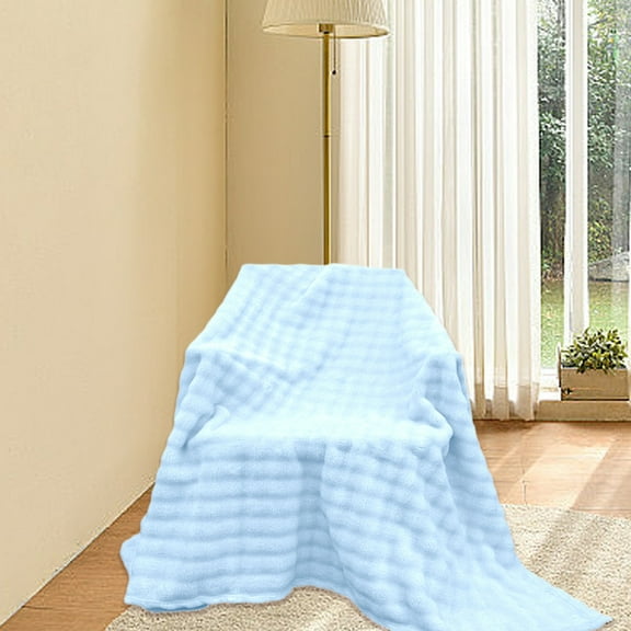 LACKUST Flannel Gift Blanket Clearance ,Conditioning Blanket,39.4x27.6in Coral Blankets for Bed Couch,Multicolor