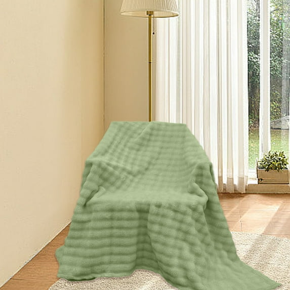 LACKUST Flannel Gift Blankets and Throws Clearance ,Conditioning Blanket,39.4x27.6in Coral Blankets for Bed Couch,Multicolor