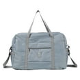 thumbnail image 1 of LACKUST Foldable Duffel Bag, Tote, Carry On Luggage, Sport, Weekender, Overnight, For Women & Girls,Gray, 1 of 5