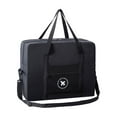 thumbnail image 1 of LACKUST Foldable Travel Duffel Bags Tote Bag Gym Bag Sports Shoulder Bag Large Luggage Bag Weekend Overnight For Women And Men,Black, 1 of 7
