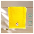 thumbnail image 1 of LACKUST Hand Towels for Bathroom,Christmas Gift Towels - Wholesale Cotton Embroidered Santa Claus Hand Towels for Holiday Cheer,Yellow, 1 of 6