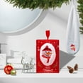thumbnail image 1 of LACKUST Hand Towels for Bathroom,Christmas Hand Towels Set - Decorative Dish Towels with Embroidered Holiday Designs,Orange, 1 of 6