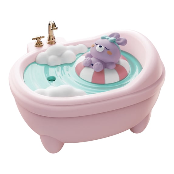 LACKUST Humidifiers for Bedroom,Cute Pet Bathtub Style Humidifier, Mood Light, Silent Mini Desktop Hydration Gift for Bedroom and Office,A