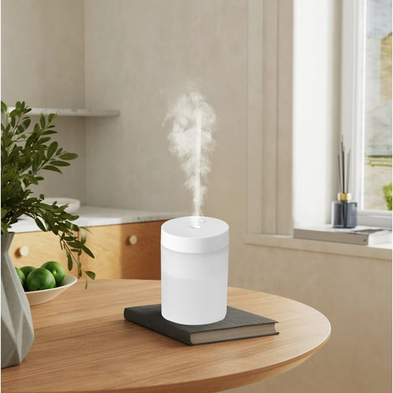 LACKUST Humidifiers for Bedroom,Super Easy Clean Humidifier for Bedroom and Home, Ideal for Plants,White
